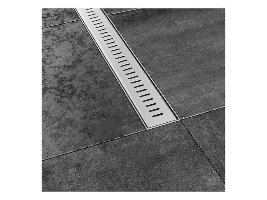 RAVAK plastový odtokový žlab s nerez. mřížkou ZEBRA 75 cm