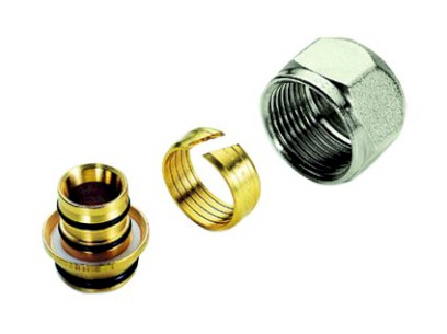 TIEMME adaptér pro připojení vícevrstvých trubek (EUROCONUS)  16/ 2,0 x 3/4