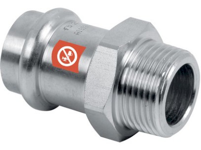 FRABOPRESS C-STEEL přechod s vnějším závitem F x Fil.M  28 x 3/4