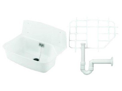 HAAS plastová výlevka kompletní s roštem a sifonem