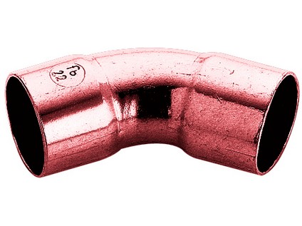 FRABO měděné koleno 45° A x A   22