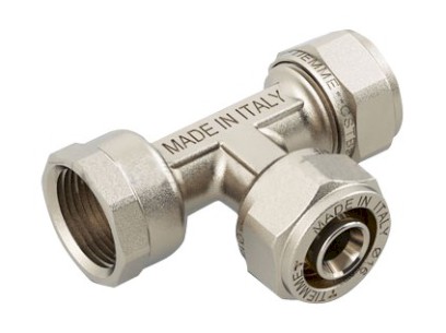 TIEMME T kus stranový s vnitřním závitem  20 x 20 x 3/4