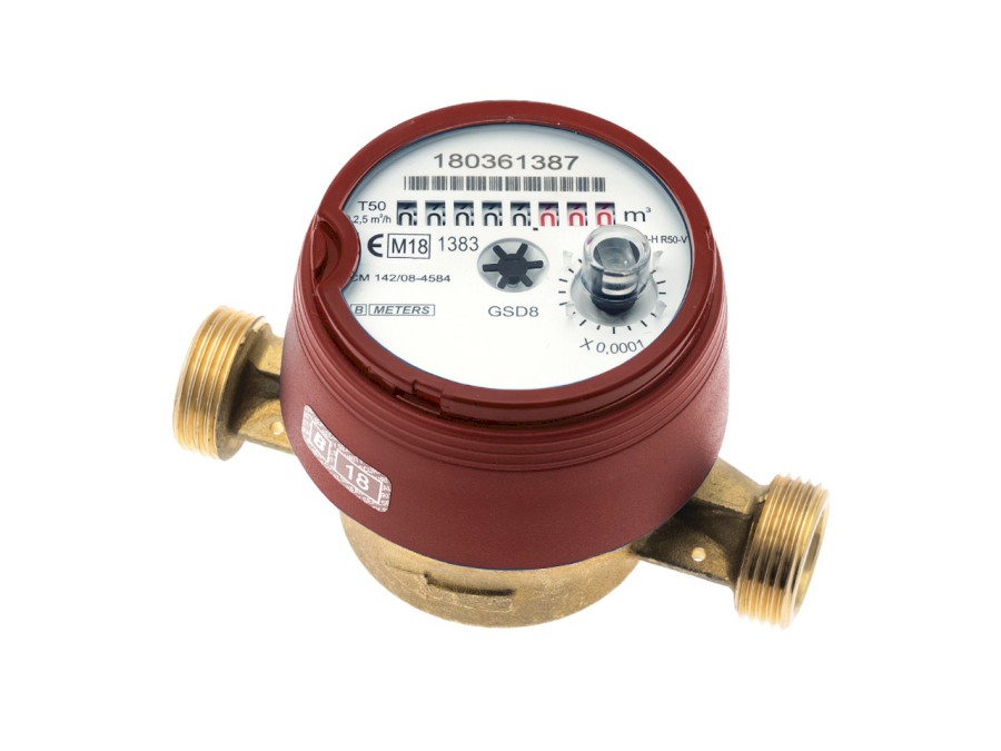 B-METERS vodoměr 90°C, 1/2