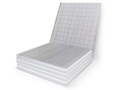 Systémová deska IZOROL-L hladká s PP fólií , H=10 mm, 2 x 1 m