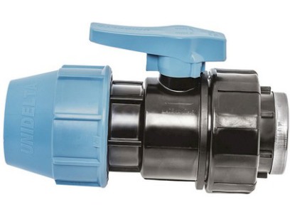 UNIDELTA kulový kohout s vnitřním závitem pro připojení PE trubek  32 x 1