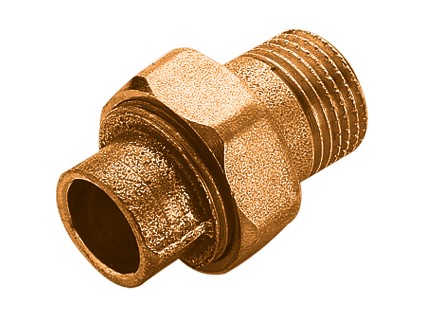 FRABO bronzová spojka těsnící naplocho A x AG  22 x 3/4