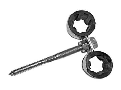 Objímka s kombišroubem  2 x 35 mm