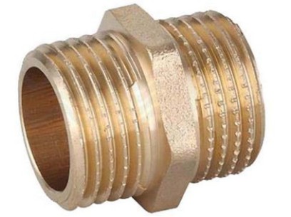 TIEMME mosazná vsuvka vnější/vnější závit 3/4