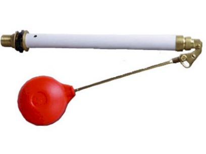 Plovákový ventil k WC, spodní napojení, včetně plováku 1/2