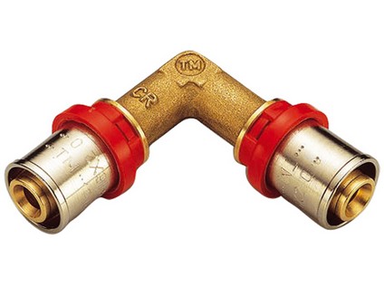 TIEMME lisovací koleno oboustranné 16 x 16