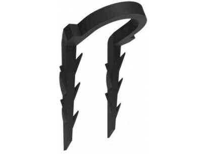 Příchytka pro fixaci trubky na desku, šikmá