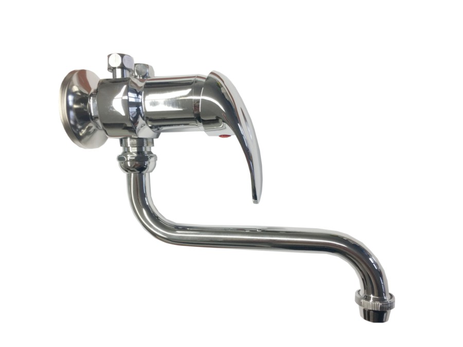 Nástěnná dřezová nebo umyvadlová baterie k průtok. ohřívači vody s vnějšími závity a svěrnými maticemi  3/8