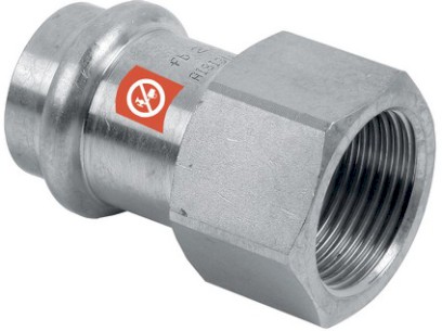 FRABOPRESS C-STEEL přechod s vnitřním závitem F x Fil.F  22 x 1