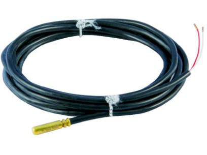 TIEMME SOLAR teplotní sonda PT100 z nerezi, 6x25 mm, silikonový kabel 2 m.