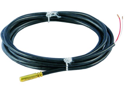 TIEMME SOLAR teplotní sonda PT100 z nerezi, 6x25 mm, silikonový kabel 2 m.