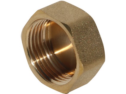 Mosazné víčko vnitřní závit 3/8