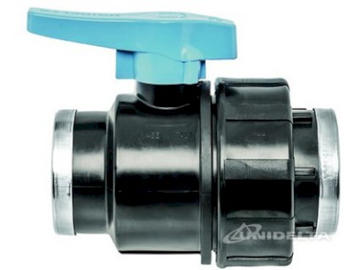 UNIDELTA kulový kohout vnitřní/vnitřní závit pro připojení PE trubek  2