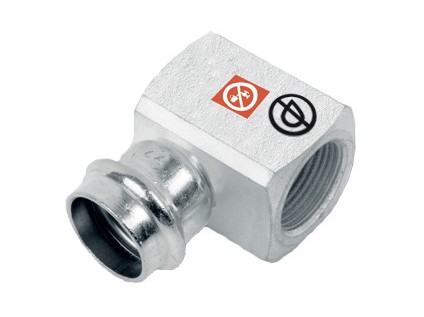 FRABOPRESS C-STEEL koleno 90° kompaktní F x Fil.F   28 x 1/2