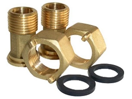 TIEMME připojovací šroubení k vodoměrům (sada)