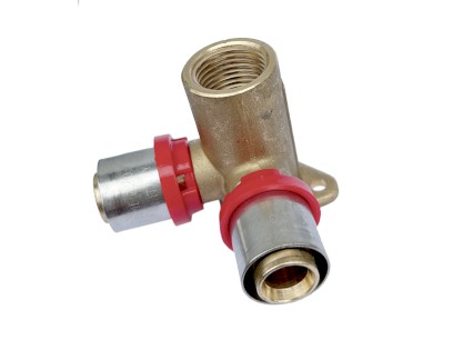 TIEMME lisovací nástěnka dvojitá H = 53 mm, 20 x 1/2