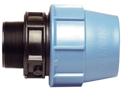 UNIDELTA spojka přímá s vnějším závitem 40 x 2