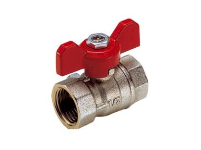 TIEMME kulový kohout s motýlem SCIROCCO vnitřní/vnitřní závit 3/8