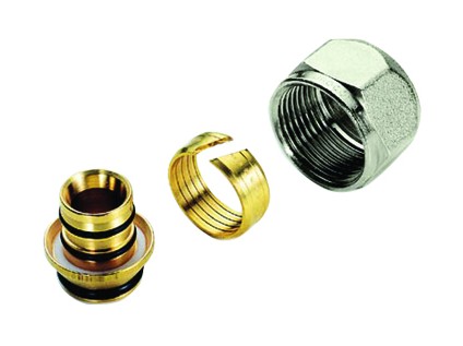 TIEMME adaptér pro připojení vícevrstvých trubek (EUROCONUS)  18/ 2,0 x 3/4