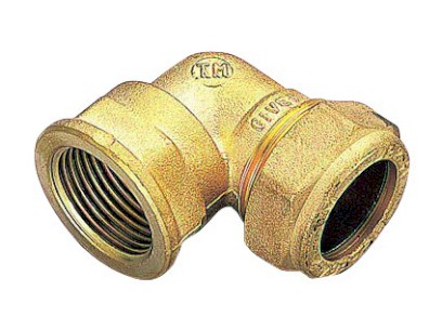 TIEMME SOLAR kolenový přechod 90° vnitřní závit, pro CU trubky 22 x 3/4