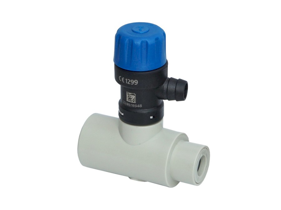 SLOVARM 25 mm PPR pojistný ventil k bojleru MF, otevírací tlak 6,7 bar