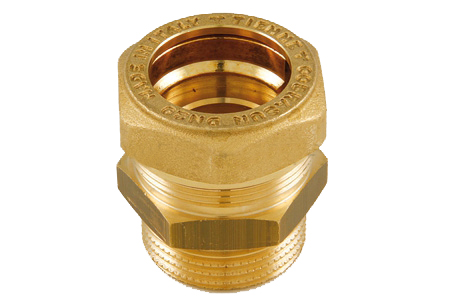 TIEMME COBRASUN přímý přechod s vnějším závitem  DN 16 x 1/2