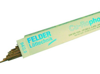 Pájka na tvrdé pájení L-CuP6, 2 mm čtverec, 500 mm délka, svazek 1 kg