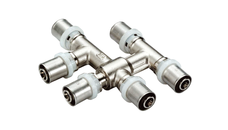 TIEMME lisovací T by-pass, rozteč 35 mm  20 x 16 x 20