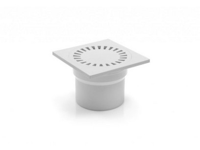 Podlahová vpusť spodní plast  DN 110, 300 x 300 mm