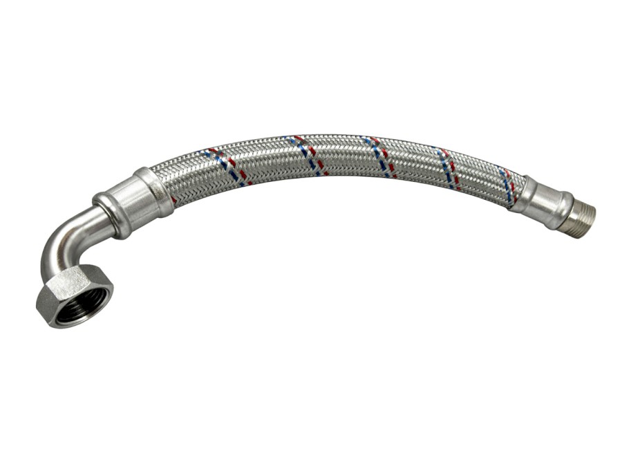 Nerezová 40 cm antivibrační hadice M 1
