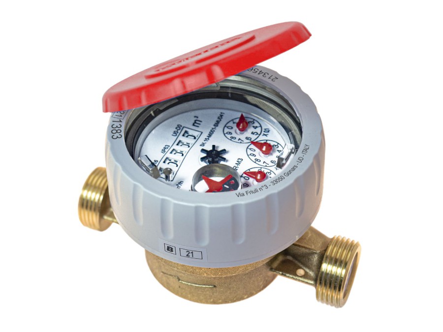 B-METERS  bytový vodoměr mokroběžný 90°C, 1/2