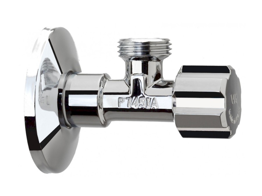 ALBERTONI vřetenový rohový ventil bez matky 1/2