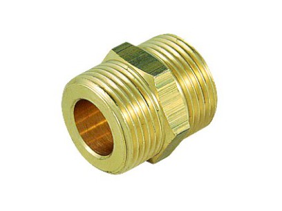 TIEMME mosazná vsuvka vnější/vnější závit na ploché těsnění 3/4