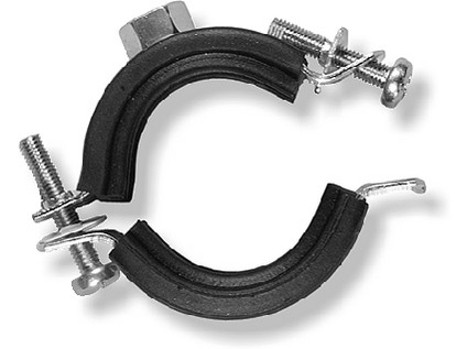 Objímka dvoušroubová s CLIPEM se dvěma závity M8/M10  48 - 53 mm