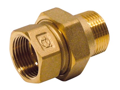 Radiátorové připojovací šroubení přímé - ploché těsnění 2