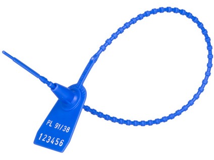 Plomba plastová na vodu, modrá PL-95-M