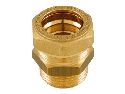 TIEMME COBRASUN přímý přechod s vnějším závitem  DN 12 x 3/4