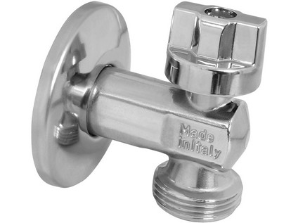 ALBERTONI pračkový kulový rohový kohout s růžicí 1/2