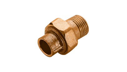 FRABO bronzová spojka těsnící naplocho A x AG  15 x 1/2