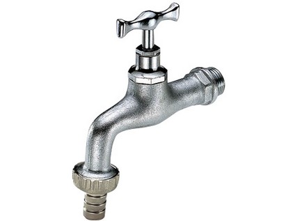 TIEMME výtokový ventil EOLO pochromovaný s připojením na hadici 1/2