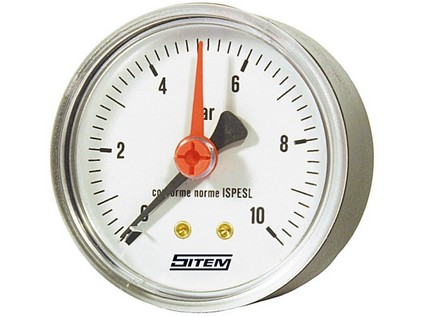 SITEM manometr se zadním napojením prům. 63 mm