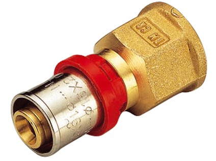 TIEMME lisovací přímý přechod s vnitřním závitem 40 x 1