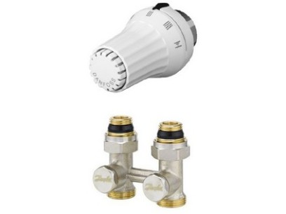 DANFOSS přímý set pro radiátory VK s termostat. hlavicí a redukcemi