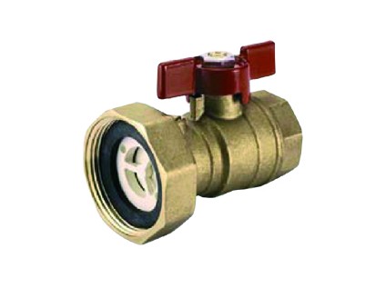 Kulový kohnout k čerpadlu s převlečnou matkou a zpětnou klapkou 1