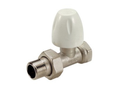 TIEMME přímý radiátorový ventil jednoregulační EXCEL  3/8