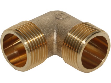 Mosazné koleno vnější závit / vnější závit 3/8
